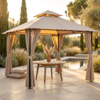 AuroraShade Marquis 12x12 Premium Canopy Gazebo — Studio Shot
