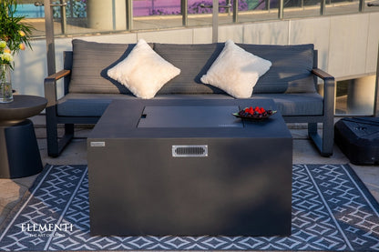 Elementi Rocky Propane Fire Pit, 43 x 43 Inches