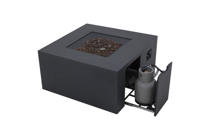 Elementi Rocky Propane Fire Pit, 43 x 43 Inches