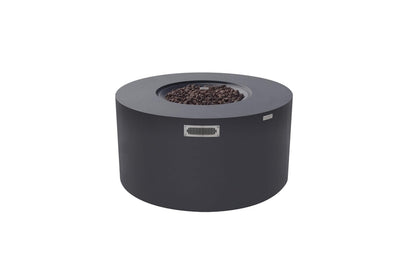Sol Living Pacaya Propane Fire Pit Light Grey, 43 x 43 Inches