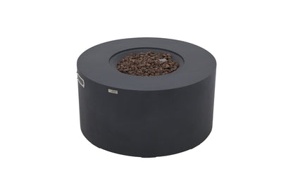 Sol Living Pacaya Propane Fire Pit Light Grey, 43 x 43 Inches