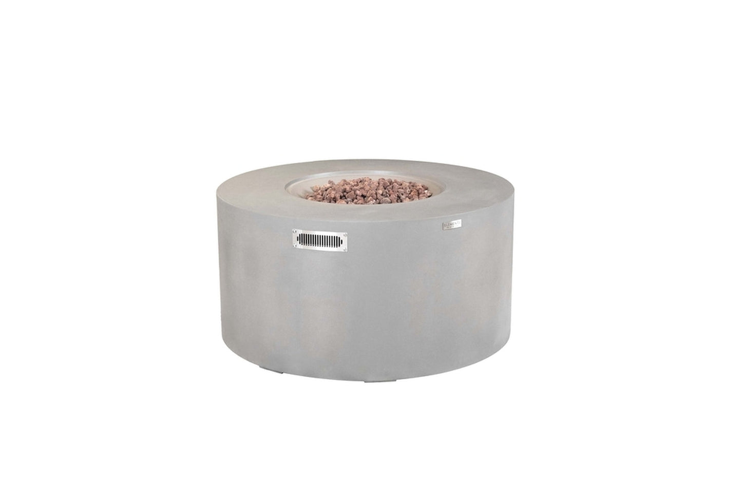 Sol Living Pacaya Propane Fire Pit Light Grey, 43 x 43 Inches