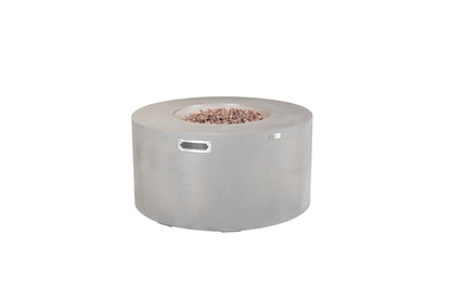 Sol Living Pacaya Propane Fire Pit Light Grey, 43 x 43 Inches