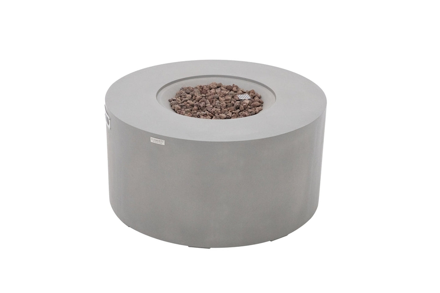 Sol Living Pacaya Propane Fire Pit Light Grey, 43 x 43 Inches