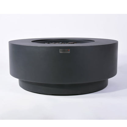 Nimes Outdoor Dark Grey Fire Pit Bowl - Select Fuel Type