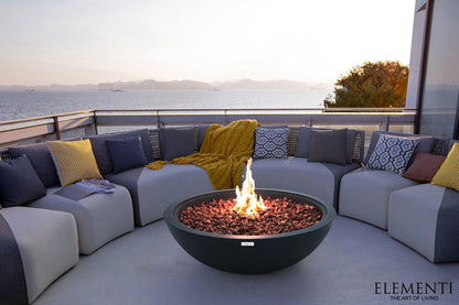 Sol Living Plus Rose Bowl Fire Pit, 48 x 48 Inches