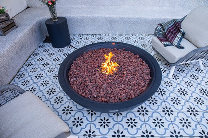 Sol Living Plus Rose Bowl Fire Pit, 48 x 48 Inches