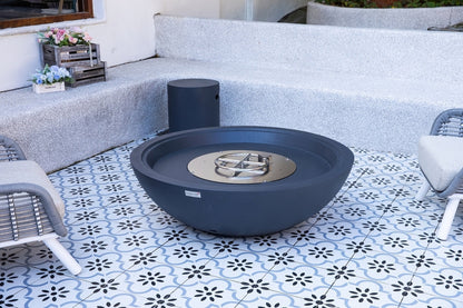 Sol Living Plus Rose Bowl Fire Pit, 48 x 48 Inches