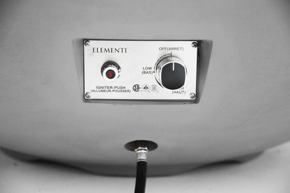 Elementi Plus Rose Bowl Fire Pit, 48 x 48 Inches
