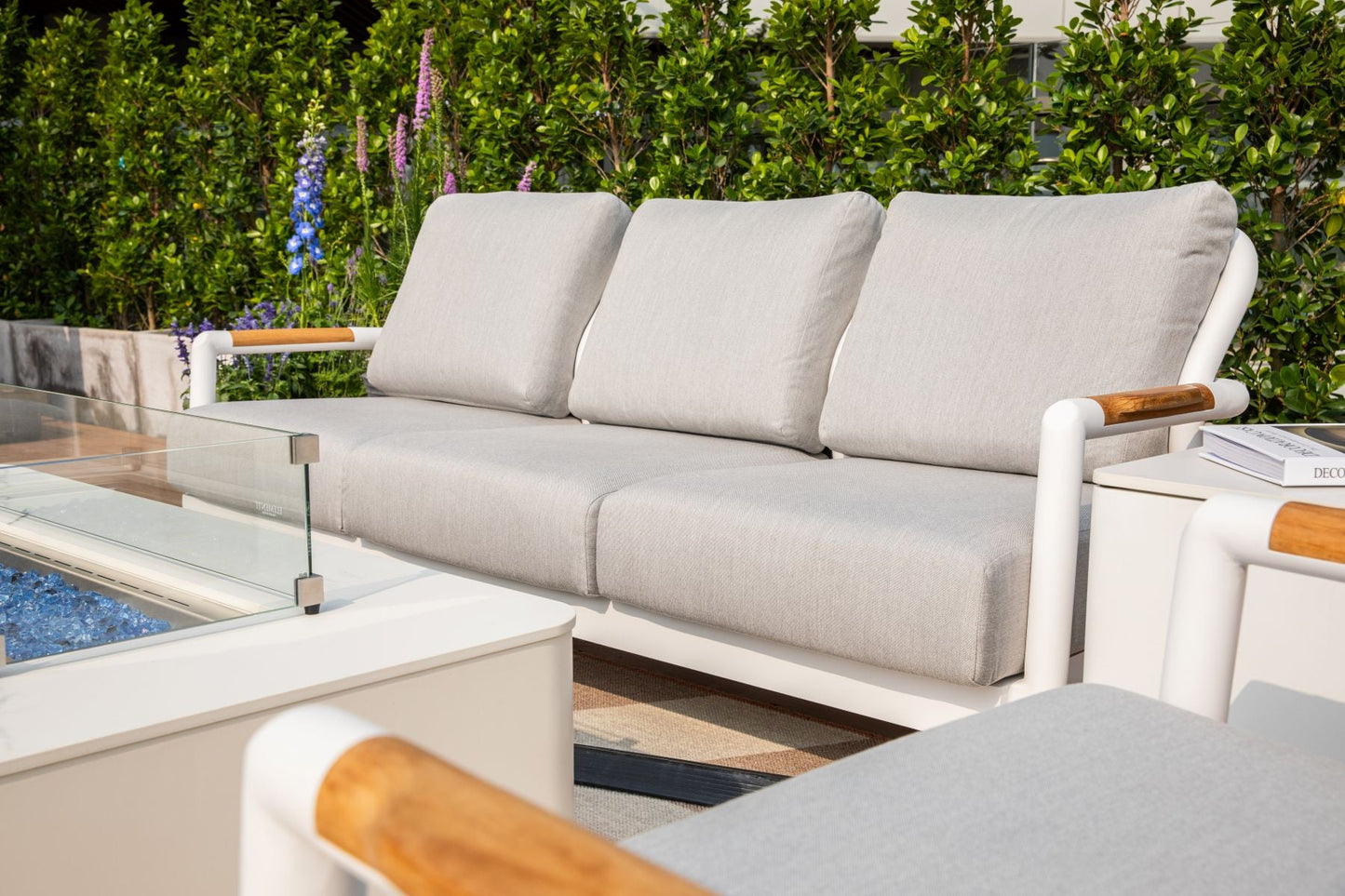 Santorin Outdoor Patioi 3 Seat Sofa