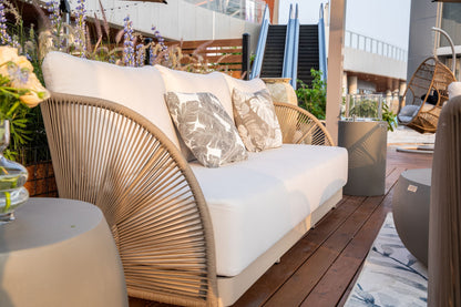 Malibu 3-Piece Aluminum Outdoor Patio Furniture Set