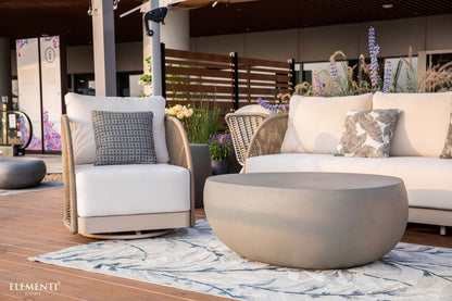 Malibu 3-Piece Aluminum Outdoor Patio Furniture Set