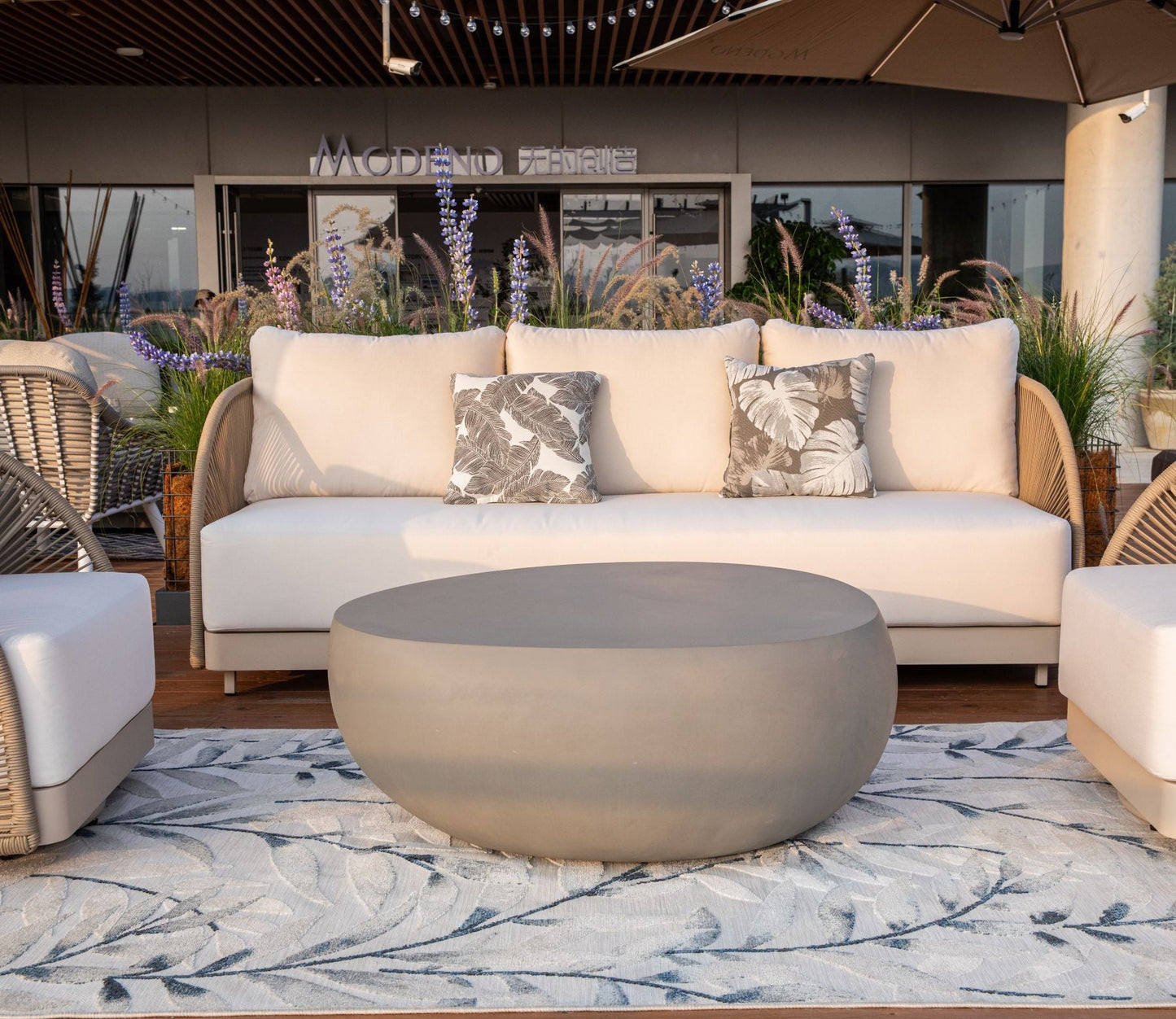 Malibu Outdoor Patio 3 Seat Sofa