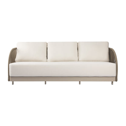 Malibu Outdoor Patio 3 Seat Sofa