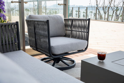 Milano 3-Piece Aluminum Outdoor Patio Furniture Set