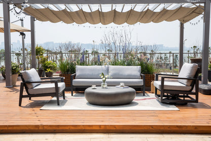 Laguna 3-Piece Aluminum Outdoor Patio Furniture Set