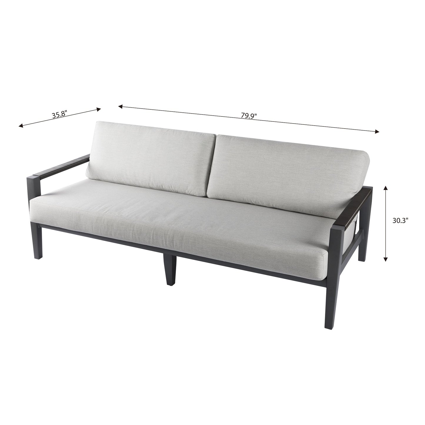 Laguna Outdoor Patio 3 Seat Sofa