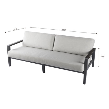 Laguna Outdoor Patio 3 Seat Sofa