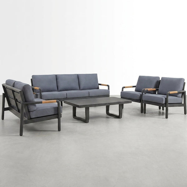 Solterra Luxe Outdoor Lounge Set — Studio Shot