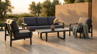 Solterra Luxe Outdoor Lounge Set — Lifestyle