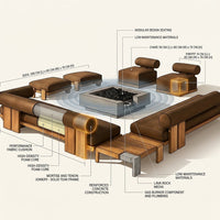TerraFirme Ember Lounge & Firepit Set — How It Works