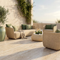 VerdeLoom Riviera Woven Lounge Set — Studio Shot
