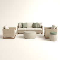 VerdeLoom Riviera Woven Lounge Set — Studio Shot