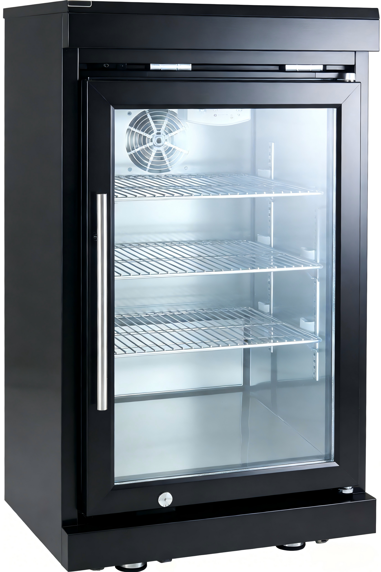 Black Single Door Fridge Cabinet Outdoor Kitchen Islands