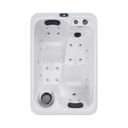 Premium 2-Person Outdoor Hot Tub W/ 15 Stainless Steel Jets (SAK92015)